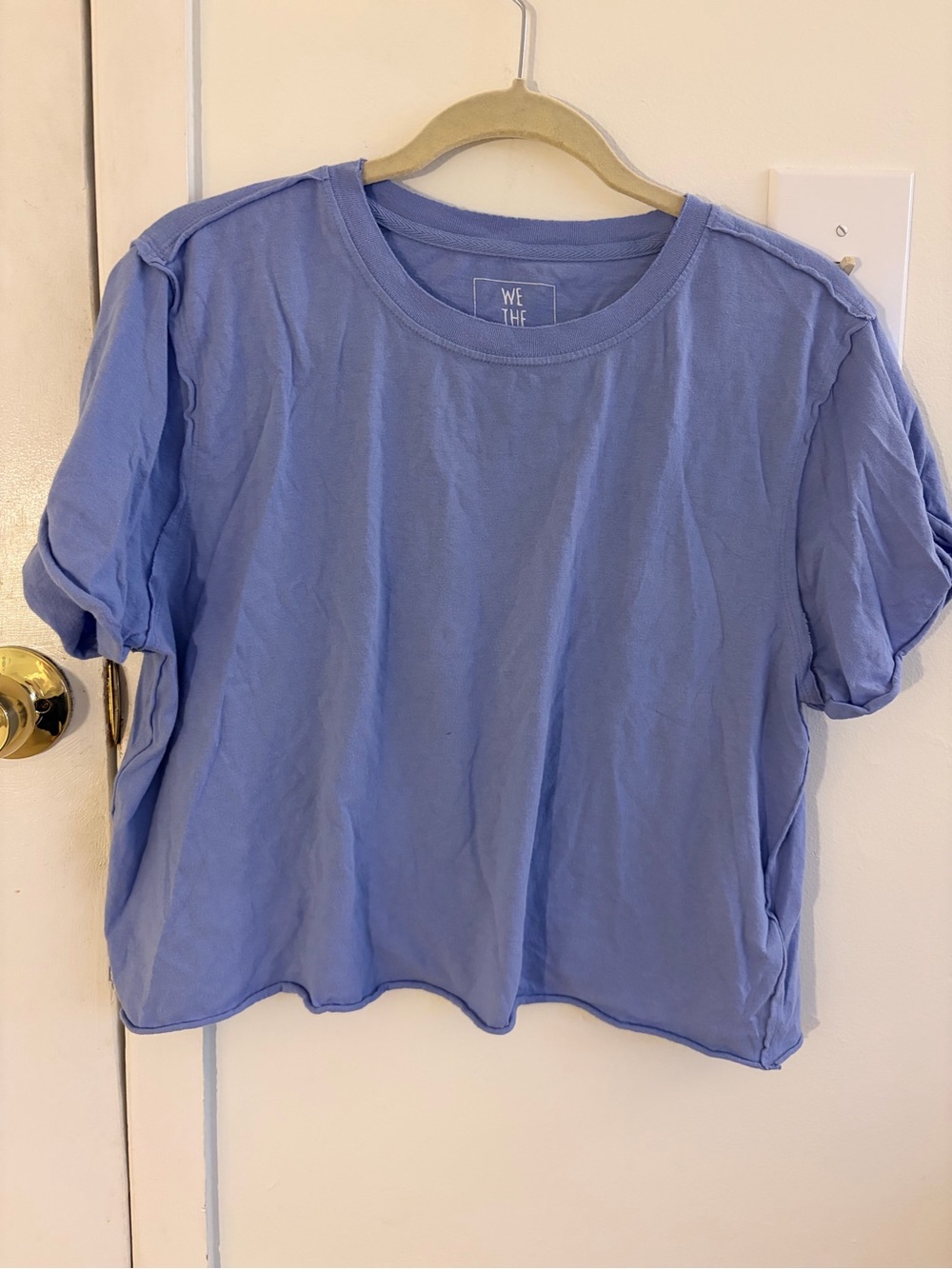 We The Free Lavender Relaxed Crew Tee